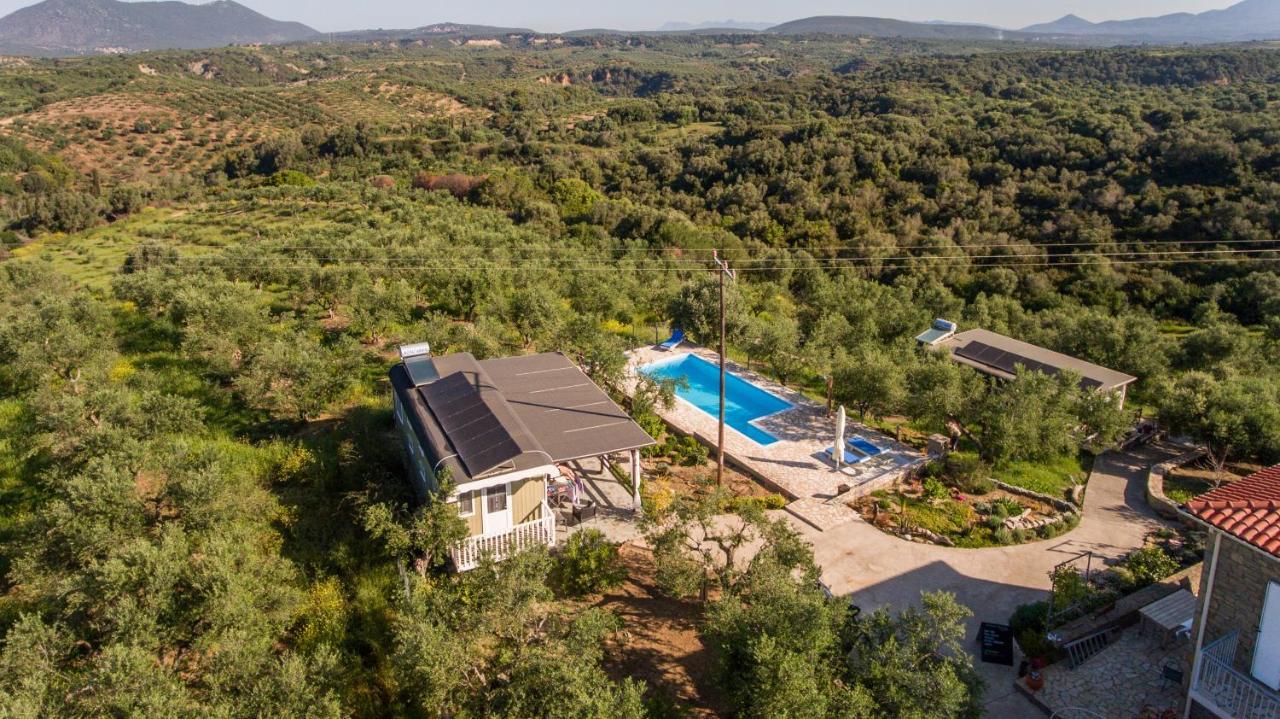 Hakuna Matata Holidays Wooden Lodge With Airco & Pool In Greek Olive Grove Methóni Kültér fotó